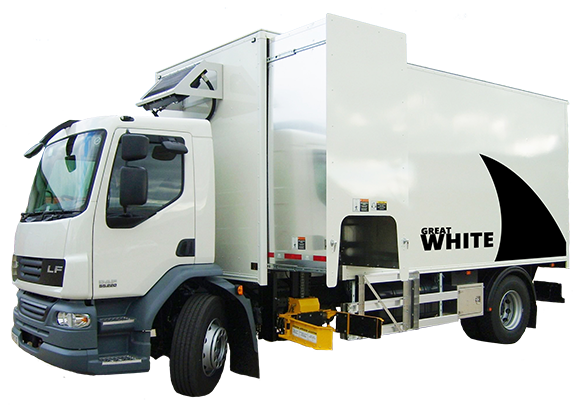 Great White Mobile Paper Shredding Truck