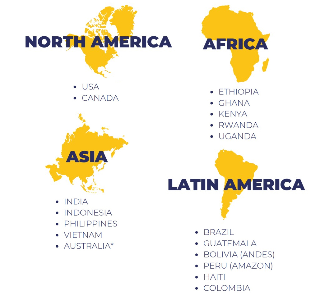 Geographies where trees are planted | Paper Shredding Services