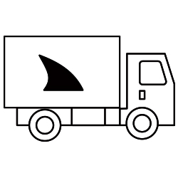 Great White Truck Icon 